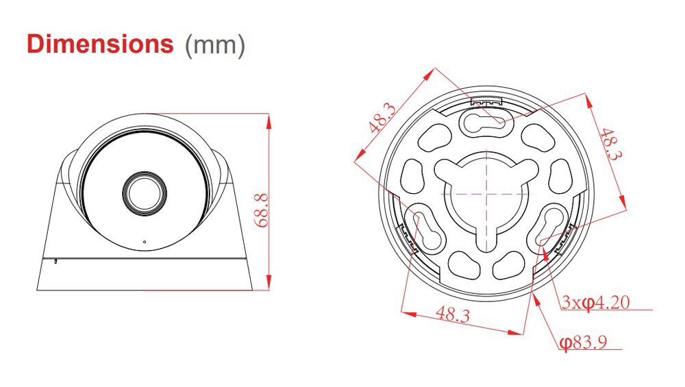 LONGSE υβριδική κάμερα CPSATHC200FPE, 2.8mm, 5MP, AOC, IR έως 20m - Image 2