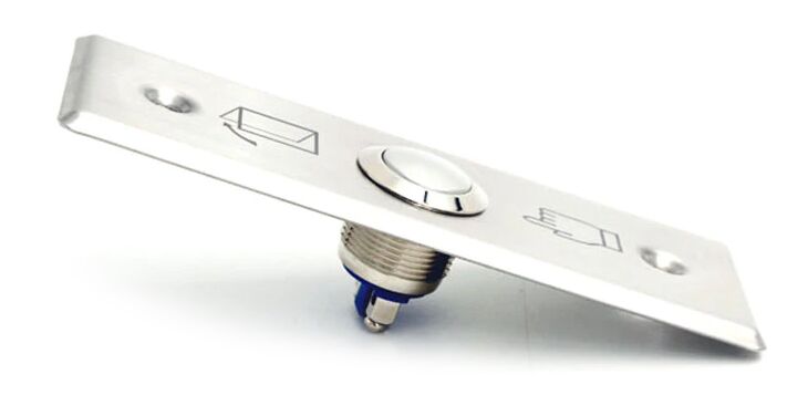 SECUKEY Χωνευτό μπουτόν SCK-CBUTTON1, 3Α, ασημί - Image 3