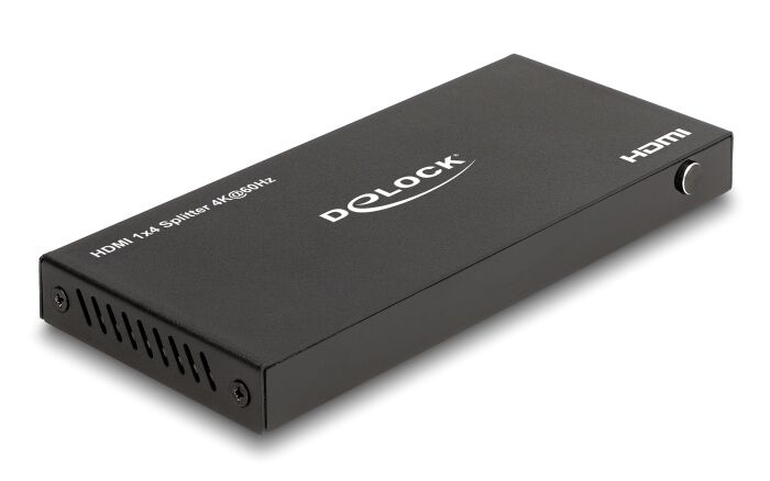 DELOCK HDMI splitter 18652 με downscaler πλήκτρο, 4 σε 1, 4K/60Hz, μαύρο - Image 2