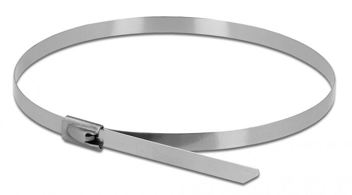 DELOCK μεταλλικός σφιγκτήρας καλωδίων 18770, 500x4.6mm, 10τμχ - Image 2