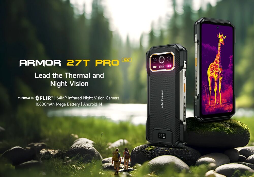 ULEFONE smartphone Armor 27T Pro, 6.78", 12/256GB, 5G, 10600mAh, IP68/IP69K, μαύρο - Image 2
