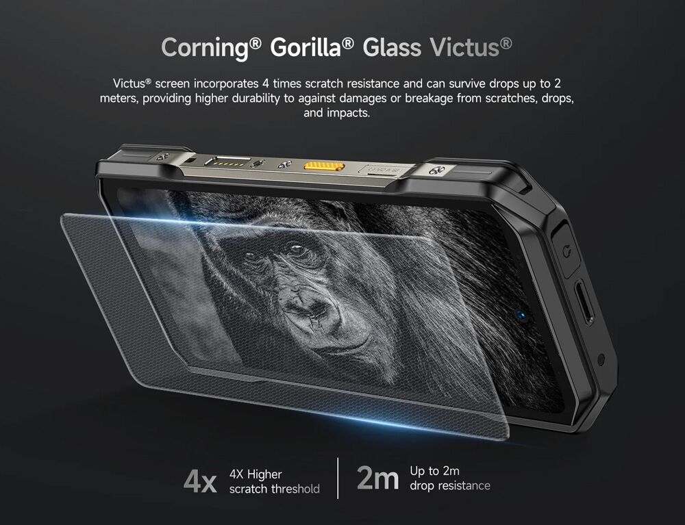 ULEFONE smartphone Armor 27T Pro, 6.78", 12/256GB, 5G, 10600mAh, IP68/IP69K, μαύρο - Image 6