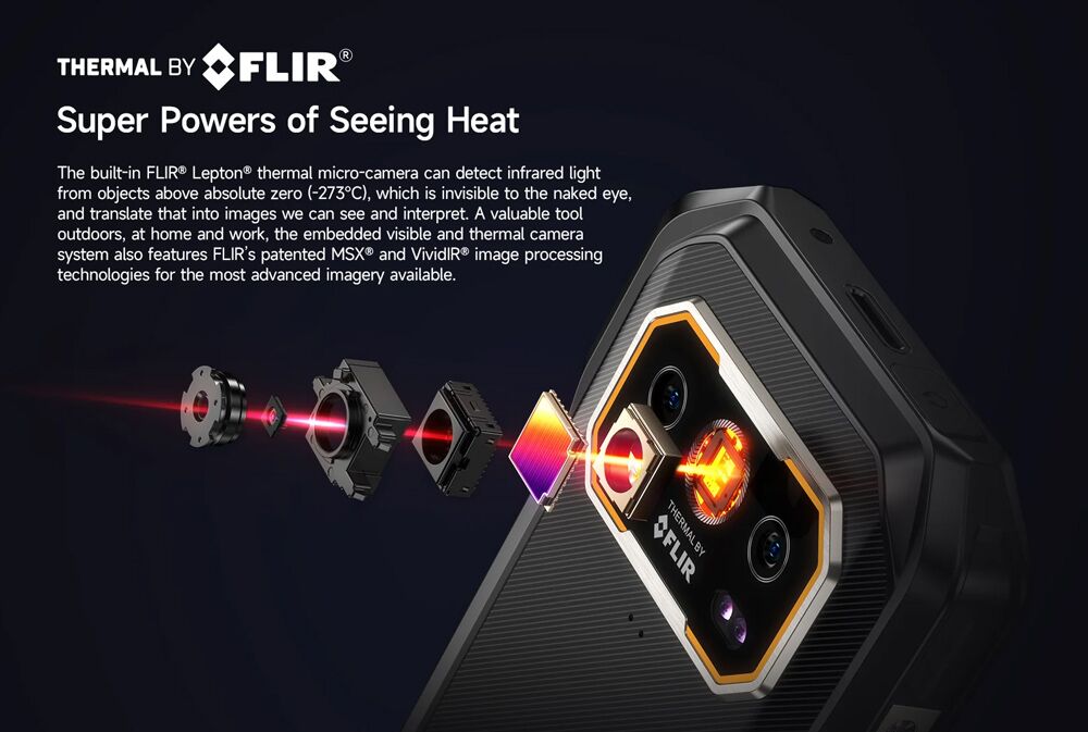 ULEFONE smartphone Armor 27T Pro, 6.78", 12/256GB, 5G, 10600mAh, IP68/IP69K, μαύρο - Image 16