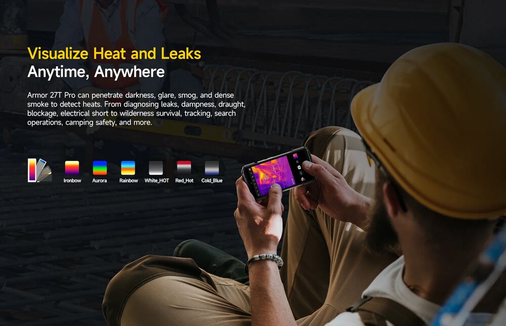 ULEFONE smartphone Armor 27T Pro, 6.78", 12/256GB, 5G, 10600mAh, IP68/IP69K, μαύρο - Image 19