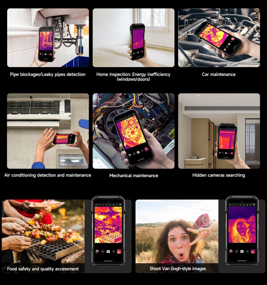 ULEFONE smartphone Armor 27T Pro, 6.78", 12/256GB, 5G, 10600mAh, IP68/IP69K, μαύρο - Image 21