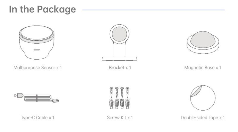 CHUANGO πολυλειτουργικός ανιχνευτής κίνησης/περιβάλλοντος DML-100, Wi-Fi - Image 11