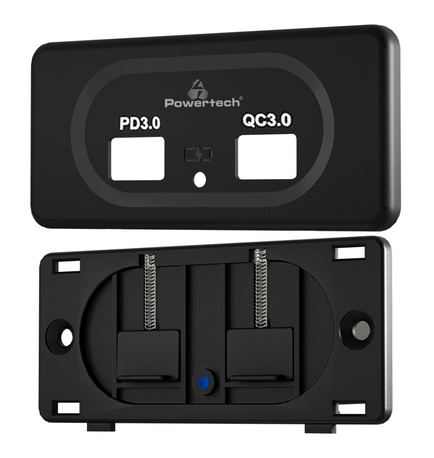 POWERTECH πρίζα USB για σκάφη & οχήματα PTL-008, USB & USB-C, 36W - Image 4