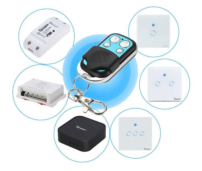 SONOFF remote controller RF 433MHz, 4-button - Image 2