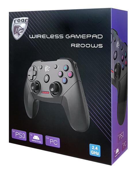 ROAR ασύρματο gamepad R200WS, με vibration, PC, PS3 & Android TV box - Image 4