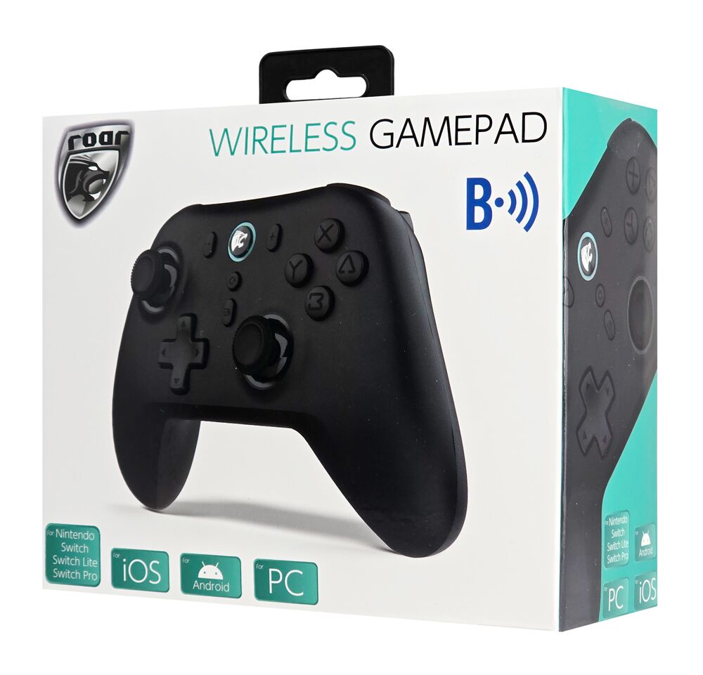 ROAR ασύρματο gamepad RR-0025 για Switch/PC/iOS/Android, Bluetooth, μαύρο - Image 6
