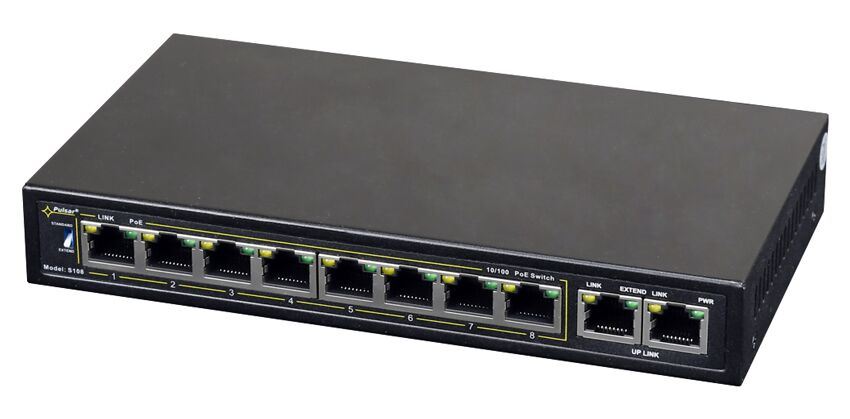 PULSAR PoE Ethernet Switch S108-90W, 10x ports 10/100Mb/s - Image 3