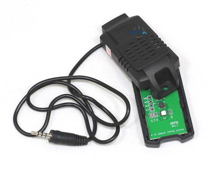 SONOFF Aισθητήρας θερμοκρασίας και υγρασίας SI7021, WiFi, 2.5mm, μαύρο - Image 4