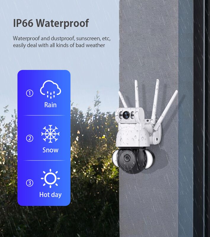 SECTEC smart κάμερα ST-428-4M-DL με προβολείς, dual lens, 4MP, Onvif PTZ - Image 8