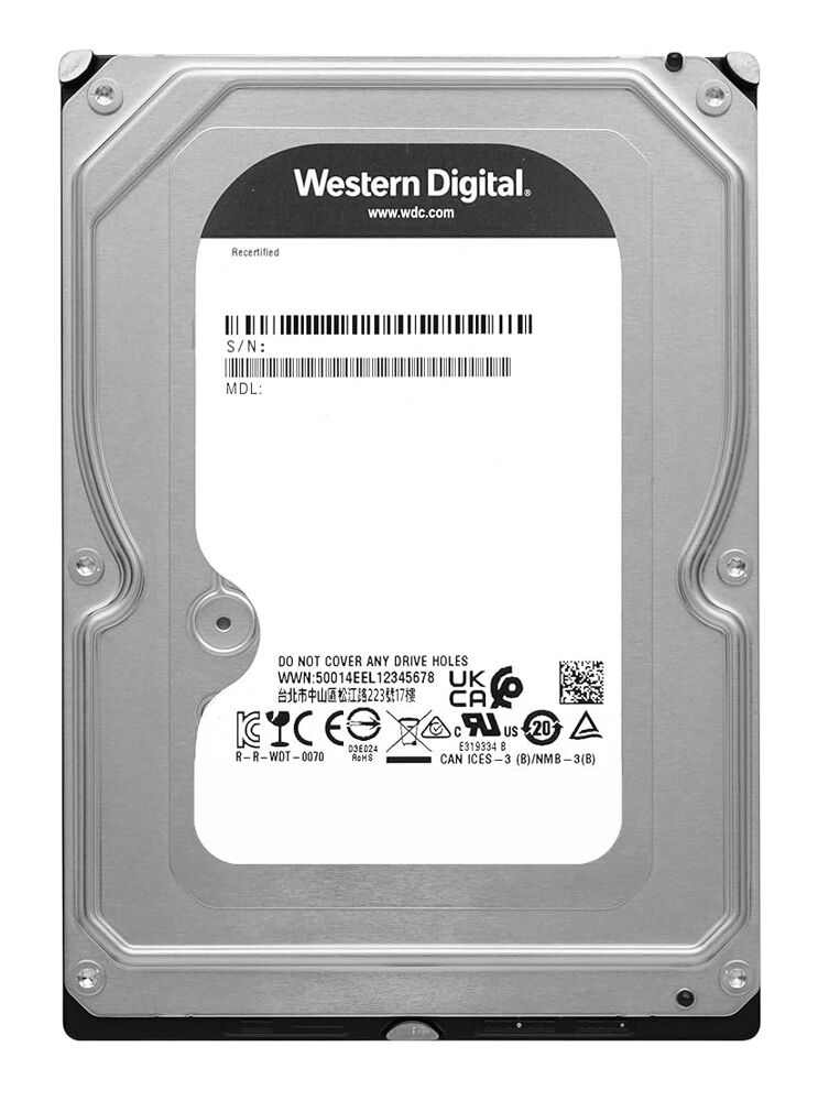 WD σκληρός δίσκος Purple 3.5", 2TB, 256MB, 5400RPM, 6Gb/s, Factory Recertified