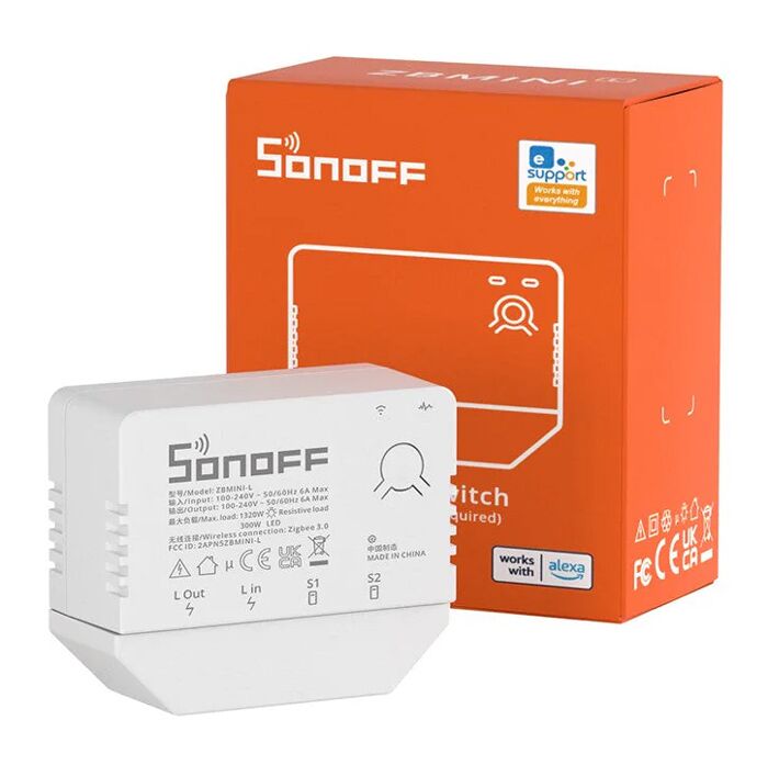 SONOFF smart διακόπτης ZBMINI-L, 1-gang, ZigBee 3.0, λευκός - Image 8
