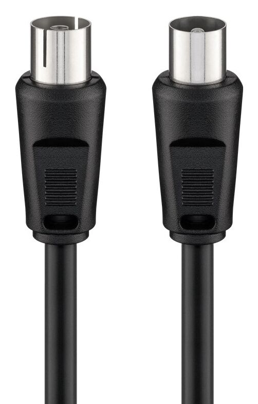 GOOBAY καλώδιο κεραίας αρσενικό σε θηλυκό 11563, <70dB, CCS, 7.5m, μαύρο