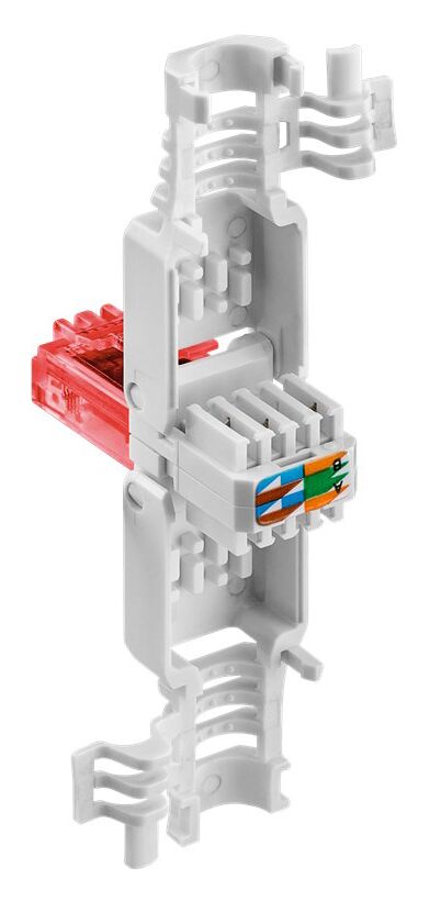 GOOBAY βύσμα RJ45 CAT 6 UTP 44738, tool-free, λευκό - Image 2