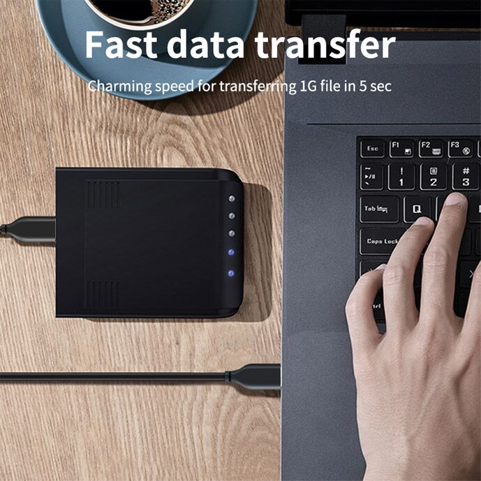 CABLETIME καλώδιο USB-C σε USB CMAMN, 3A, 5Gbps, 3m, μαύρο - Image 3