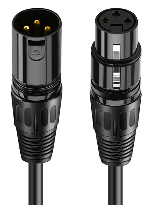 CABLETIME καλώδιο μικροφώνου XLR 11B24, 3-pin, 24AWG, 20m, μαύρο - Image 4
