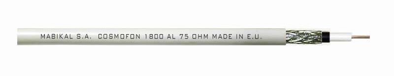 MABIKAL καλώδιο κεραίας 75Ohm, 1mm, 100m, λευκό - Image 3
