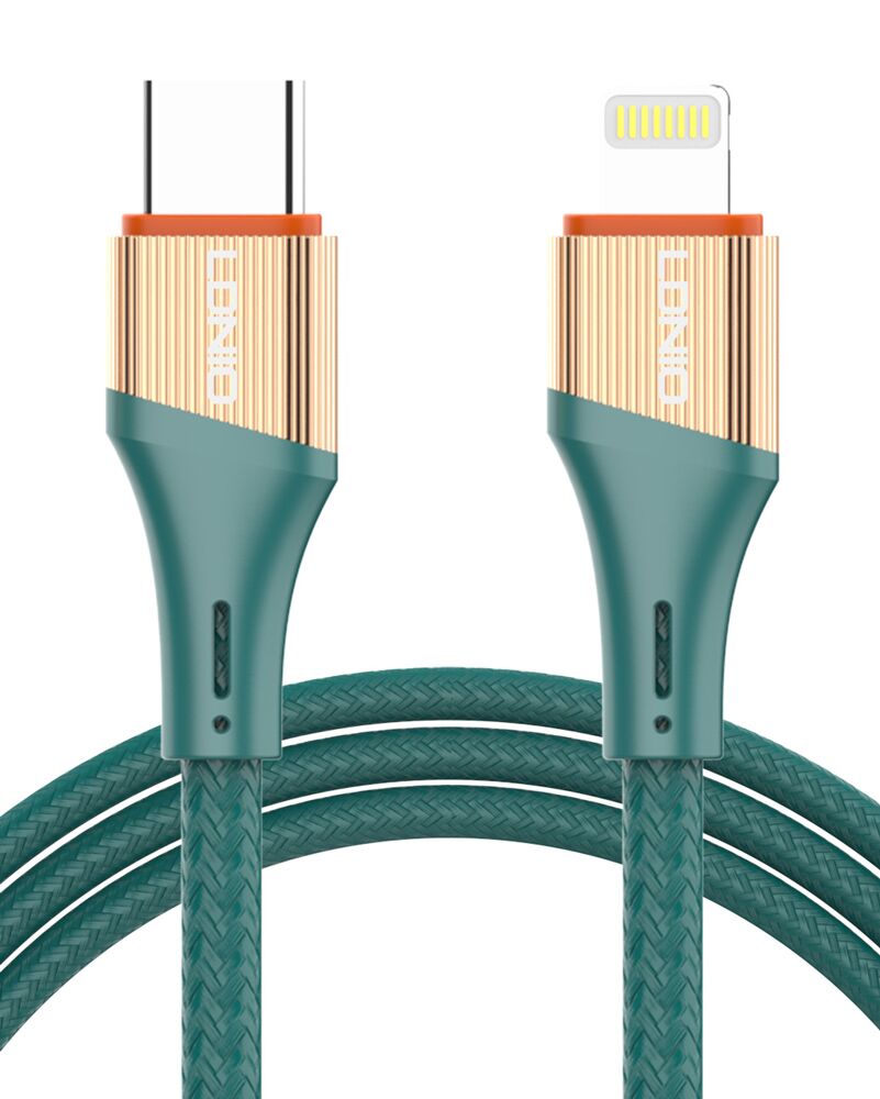 LDNIO καλώδιο Lightning σε USB-C LC631I, 30W PD, 1m, πράσινο