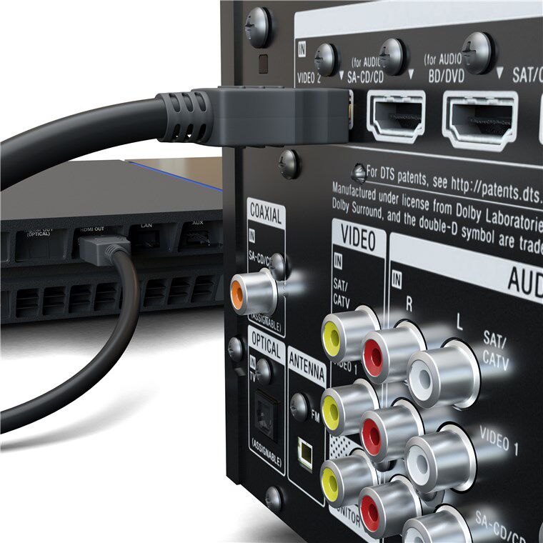 GOOBAY καλώδιο HDMI 2.0 60624 με Ethernet, 4K/60Hz, 18 Gbps, 5m, μαύρο - Image 3