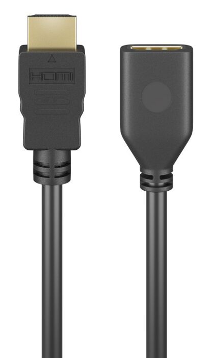 GOOBAY καλώδιο προέκτασης HDMI 61309 Ethernet, 4K/60Hz 18Gbps, 2m, μαύρο - Image 2