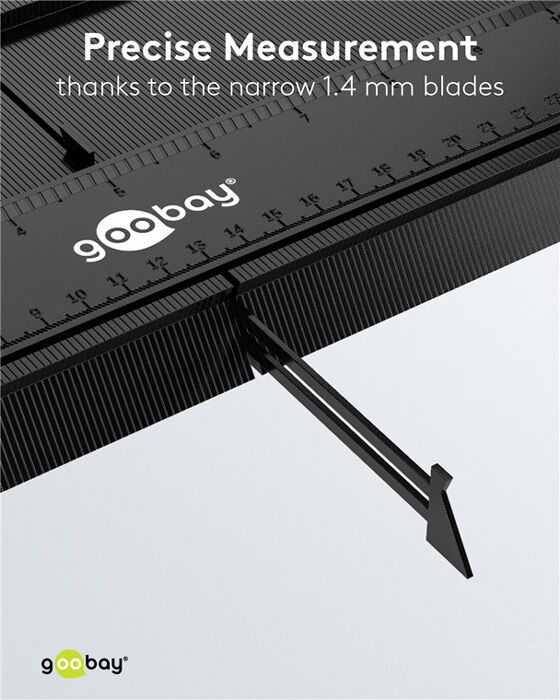 GOOBAY σετ παντογράφοι 61668, κλίμακα σε inch/cm, 130/250mm, 2τμχ - Image 5