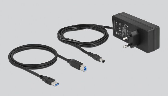 DELOCK USB hub 63669 με διακόπτες, 7x θυρών, 5Gbps, γκρι - Image 3