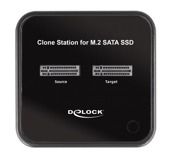 DELOCK docking station για M.2 SATA SSD 64178, 2 θέσεων, 6Gbps, clone function, μαύρο - Image 3