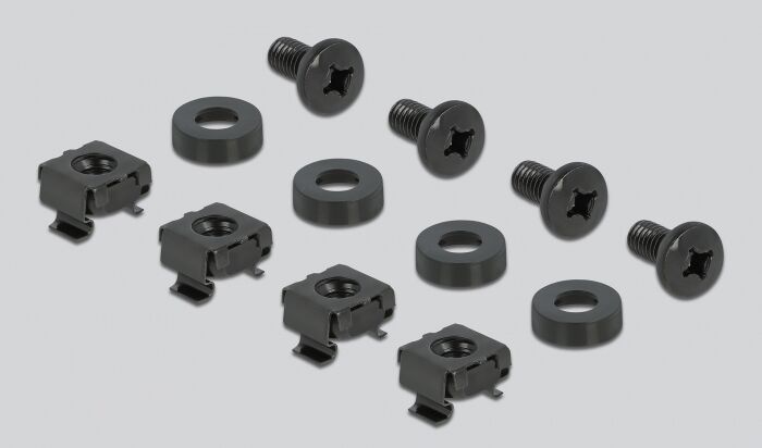 DELOCK Cable Managment για rack 66658, 4 θέσεων, 1U, μεταλλικό - Image 3
