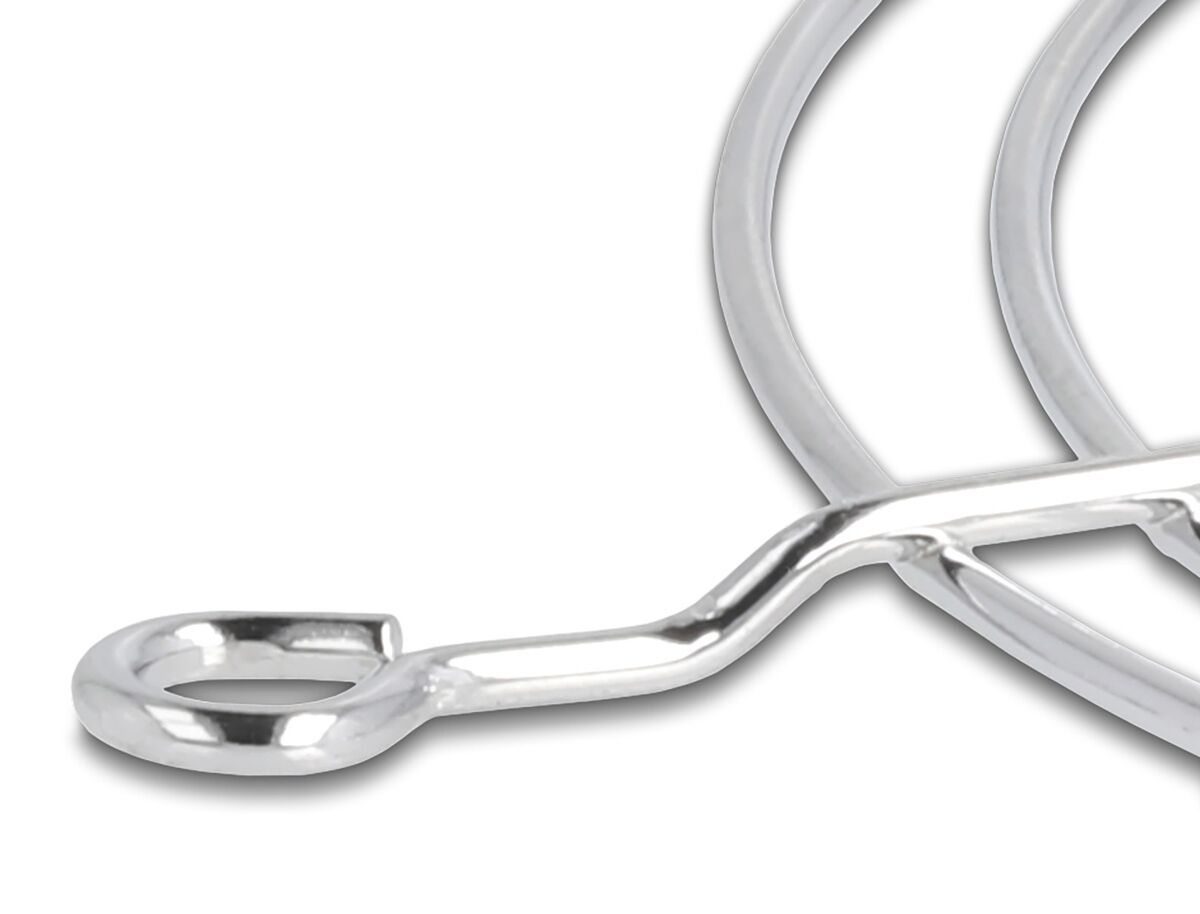 DELOCK σχάρα για 92mm ανεμιστήρα 67307, μεταλλική, ασημί - Image 3