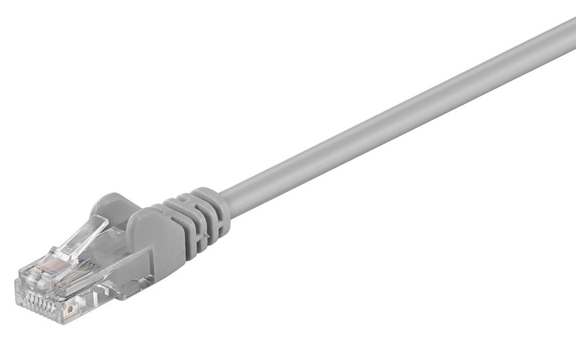 GΟOBAY καλώδιο δικτύου 68377, CAT 5e U/UTP, CCA, PVC, 5m, γκρι
