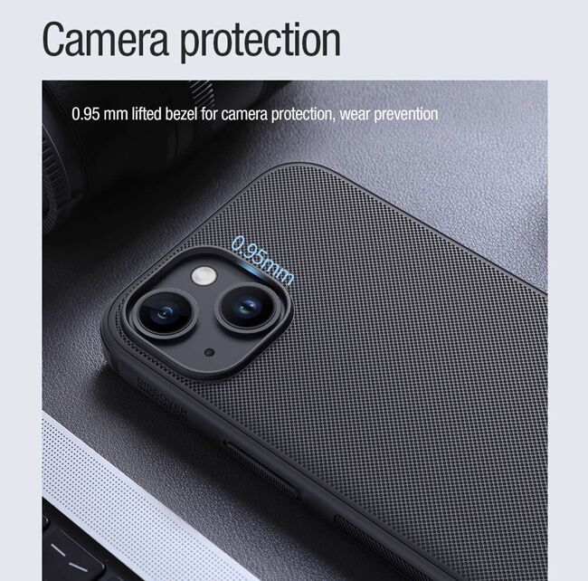 NILLKIN θήκη Super Frosted Shield Pro Magnetic για iPhone 15, μαύρη - Image 3