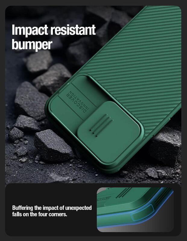 NILLKIN θήκη CamShield Pro για iPhone 15 Pro Max, μαύρη - Image 3