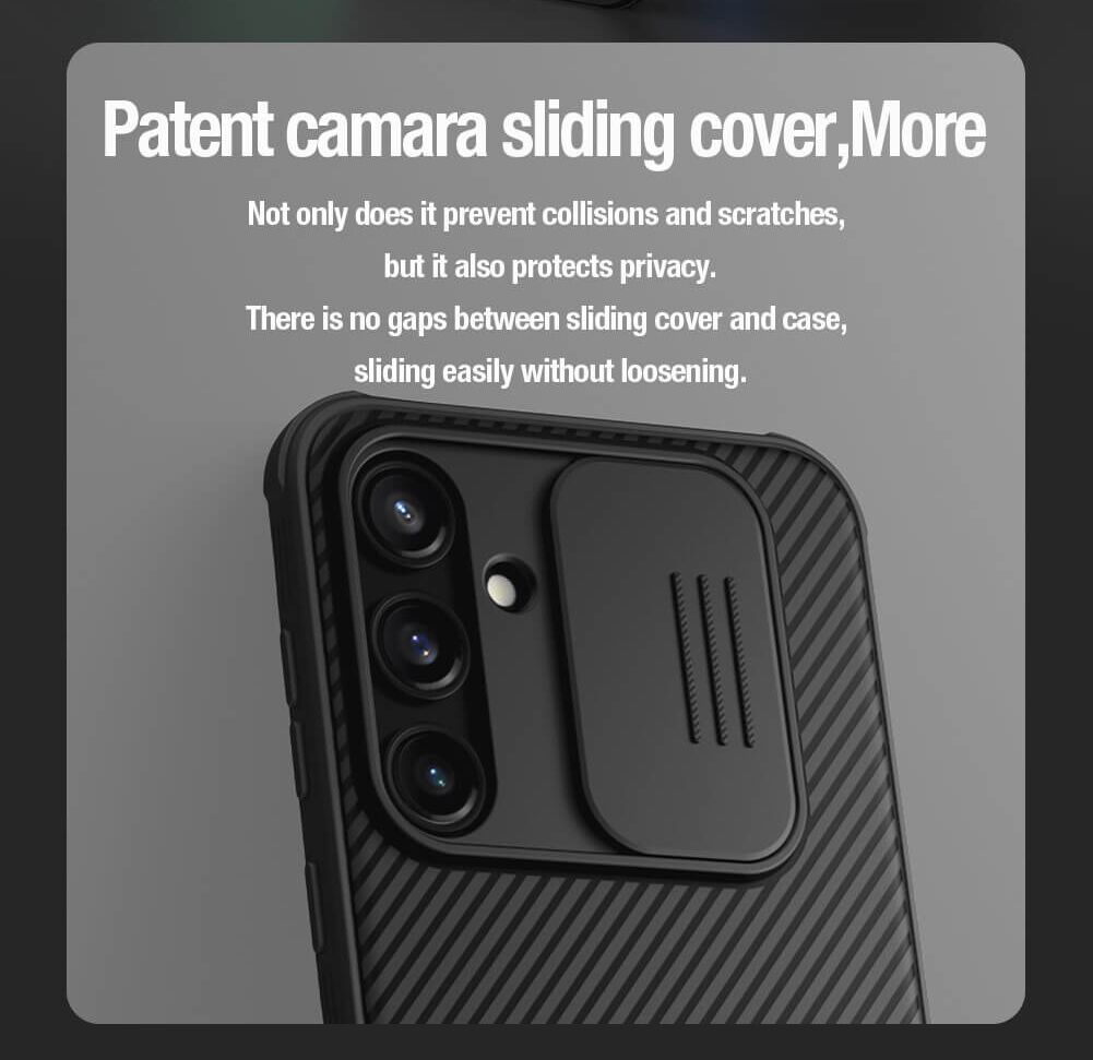 NILLKIN θήκη CamShield Pro για Samsung Galaxy A35, μαύρη - Image 2