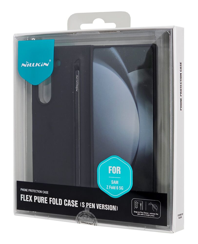 NILLKIN θήκη Flex Pure Fold για Samsung Galaxy Z Fold 6 5G, με στυλό αφής, μαύρη - Image 5