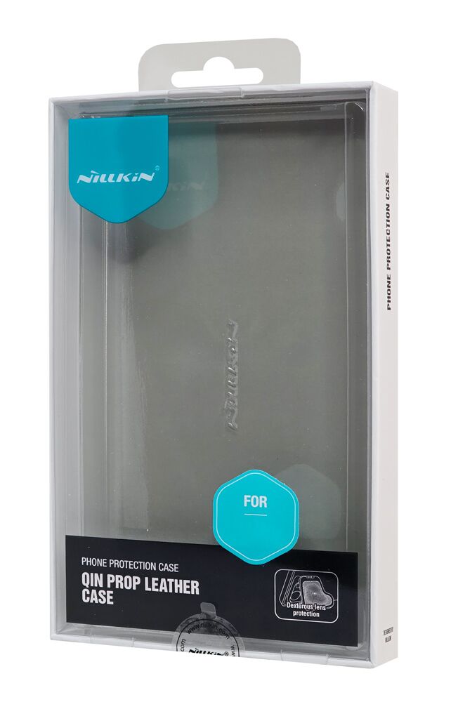NILLKIN θήκη Qin Prop Leather για iPhone 16 Pro Max, δερμάτινη, μαύρη - Image 5