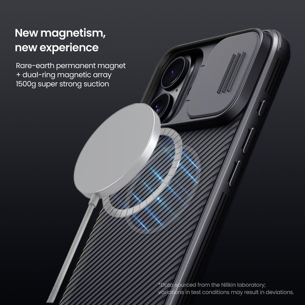 NILLKIN θήκη CamShield Pro Magnetic για iPhone 16, μαύρη - Image 5