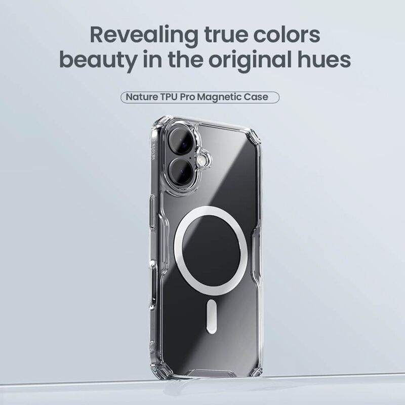 NILLKIN θήκη Nature TPU Pro Magnetic για iPhone 16, διάφανη - Image 3