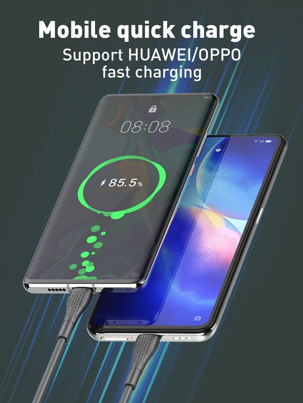 LDNIO καλώδιο USB-C σε USB-C LC672C, 65W PD, 2m, μπλε - Image 2