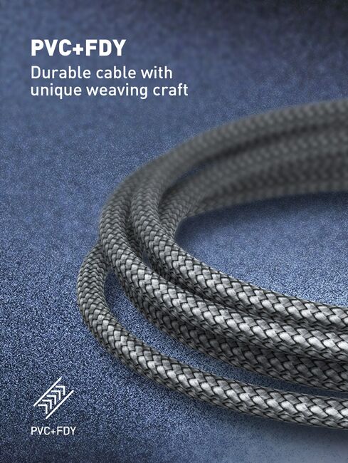 LDNIO καλώδιο USB-C σε USB-C LC101, 65W PD, 1m, γκρι - Image 4