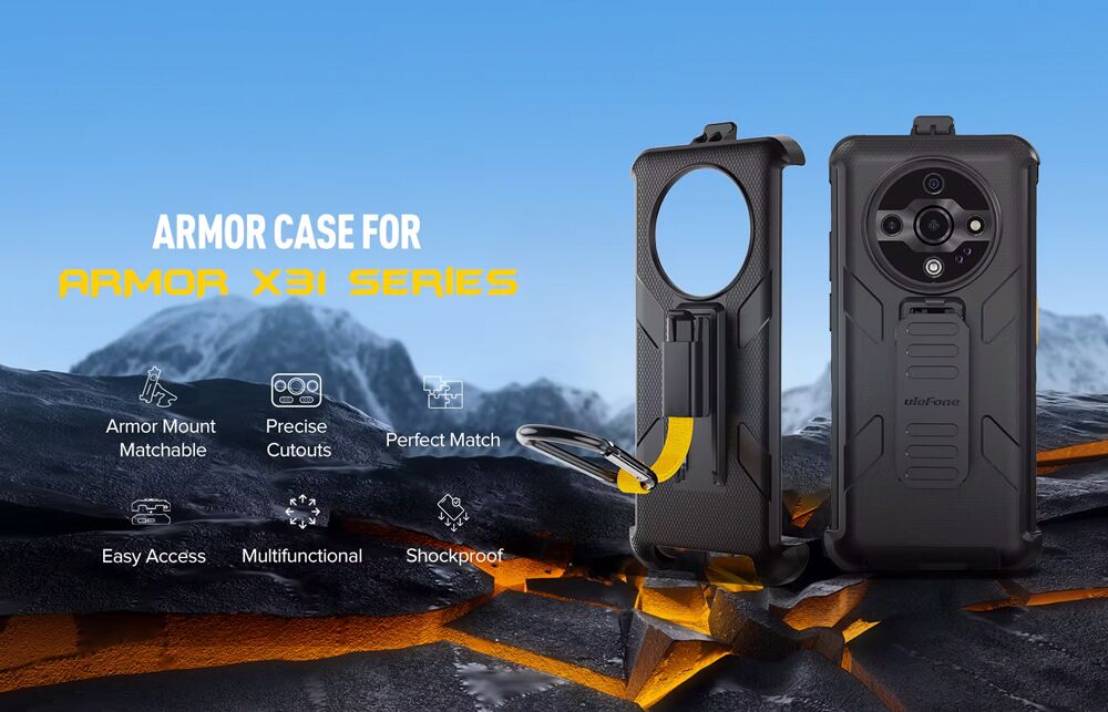 ULEFONE θήκη προστασίας για Armor X31 series, μαύρη - Image 2