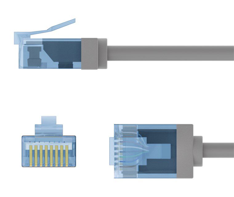 GOOBAY καλώδιο δικτύου 74223, CAT 6A U/UTP, ultra slim, copper, 500MHz, 2m, γκρι - Image 7