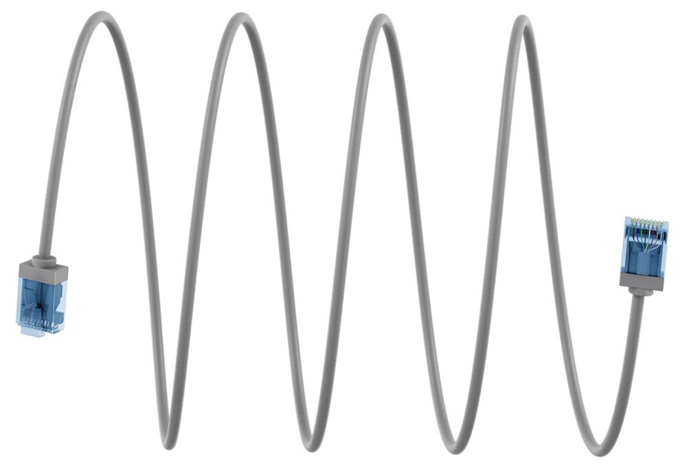 GOOBAY καλώδιο δικτύου 74227, CAT 6A U/UTP, ultra slim, copper, 500MHz, 10m, γκρι - Image 8