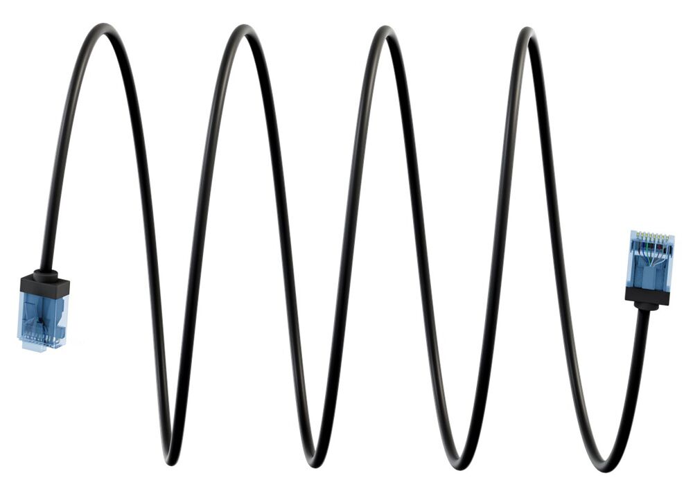 GOOBAY καλώδιο δικτύου 74233, CAT 6A U/UTP, ultra slim, copper, 500MHz, 1m, μαύρο - Image 8