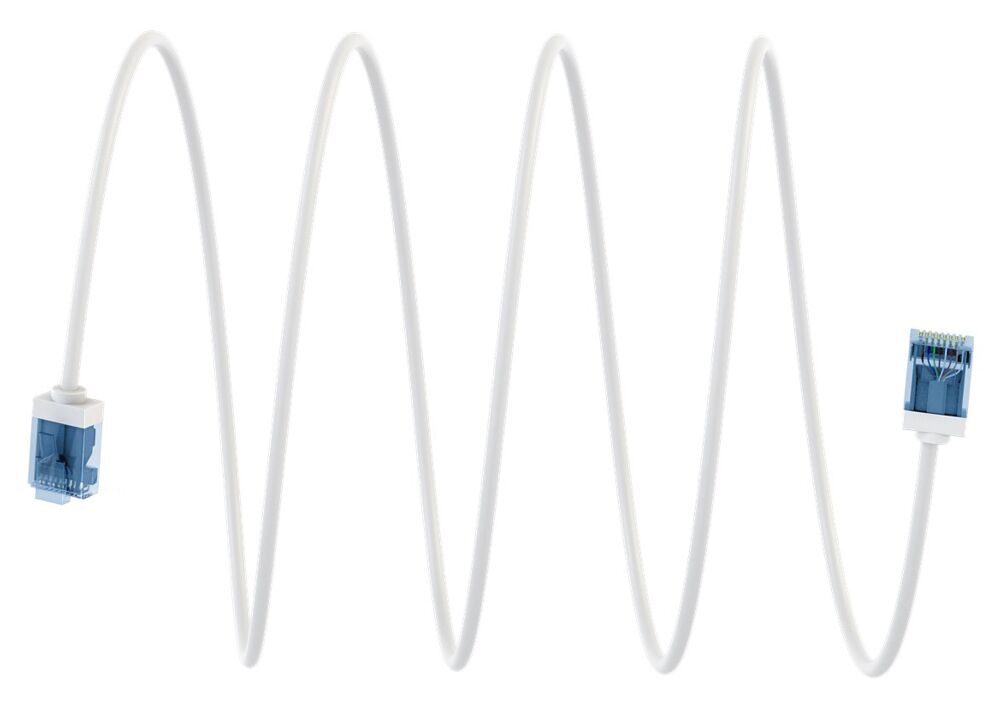 GOOBAY καλώδιο δικτύου 74299, CAT 6A U/UTP, ultra slim, copper, 500MHz, 5m, λευκό - Image 8