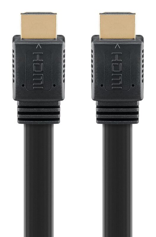 GOOBAY καλώδιο HDMI 77135 με Ethernet, flat, 8K/60Hz, 48 Gbps, 2m, μαύρο - Image 5