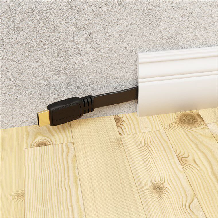 GOOBAY καλώδιο HDMI 77145 με Ethernet, flat, 8K/60Hz, 48 Gbps, 3m, μαύρο - Image 2