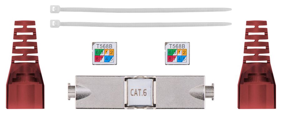 GOOBAY σύνδεσμος καλωδίων CAT 6 79577, STP, toolfree